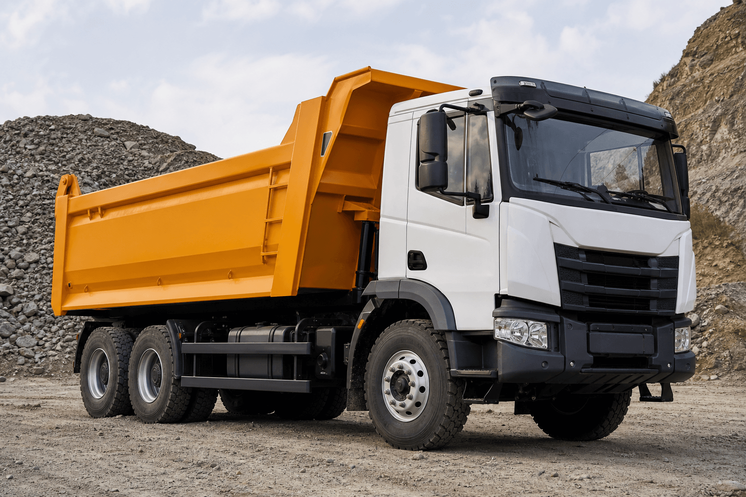 Wega Group makina parkı damperli kamyon filosu şantiye lojistiği