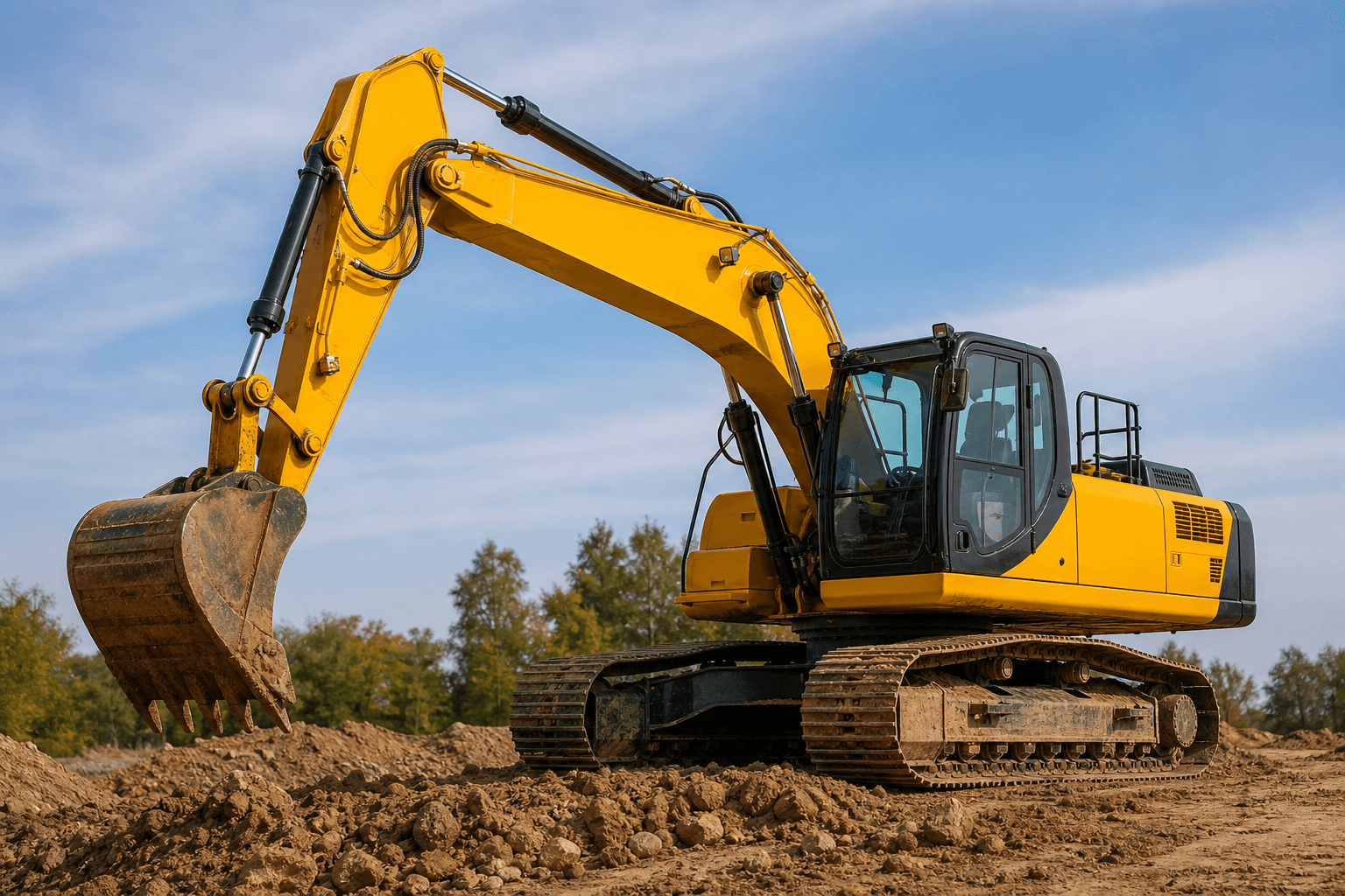 Wega Group İnşaat paletli JCB ağır saha kazı uygulaması